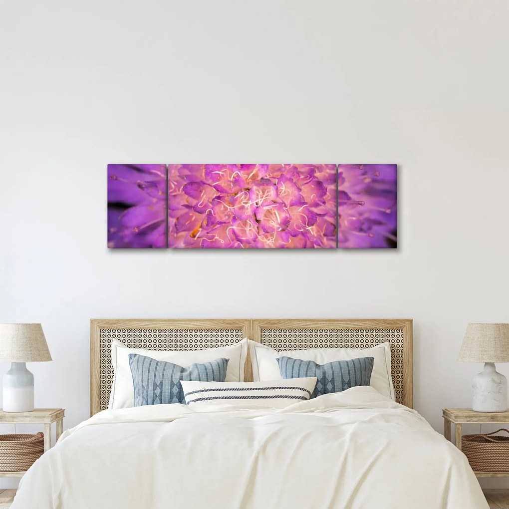 Szczegółowy obraz kwiatu (170x50 cm)