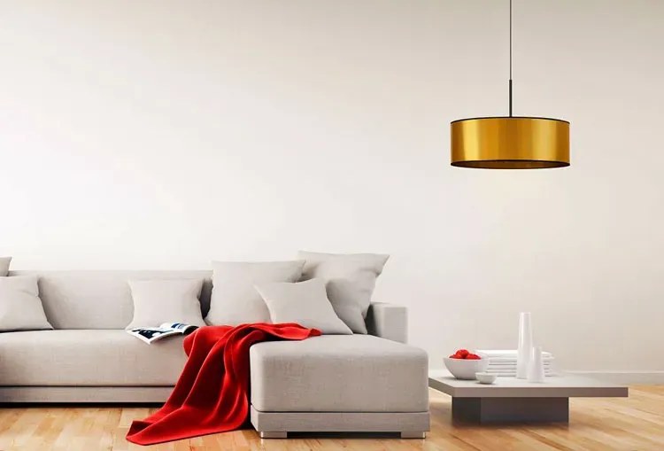 Złoty żyrandol glamour regulowany 50 cm EX873 S1-B90