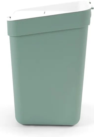 Jasnozielony kosz na śmieci do segregacji odpadów z plastiku z recyklingu 30 l Ready To Collect – Curver