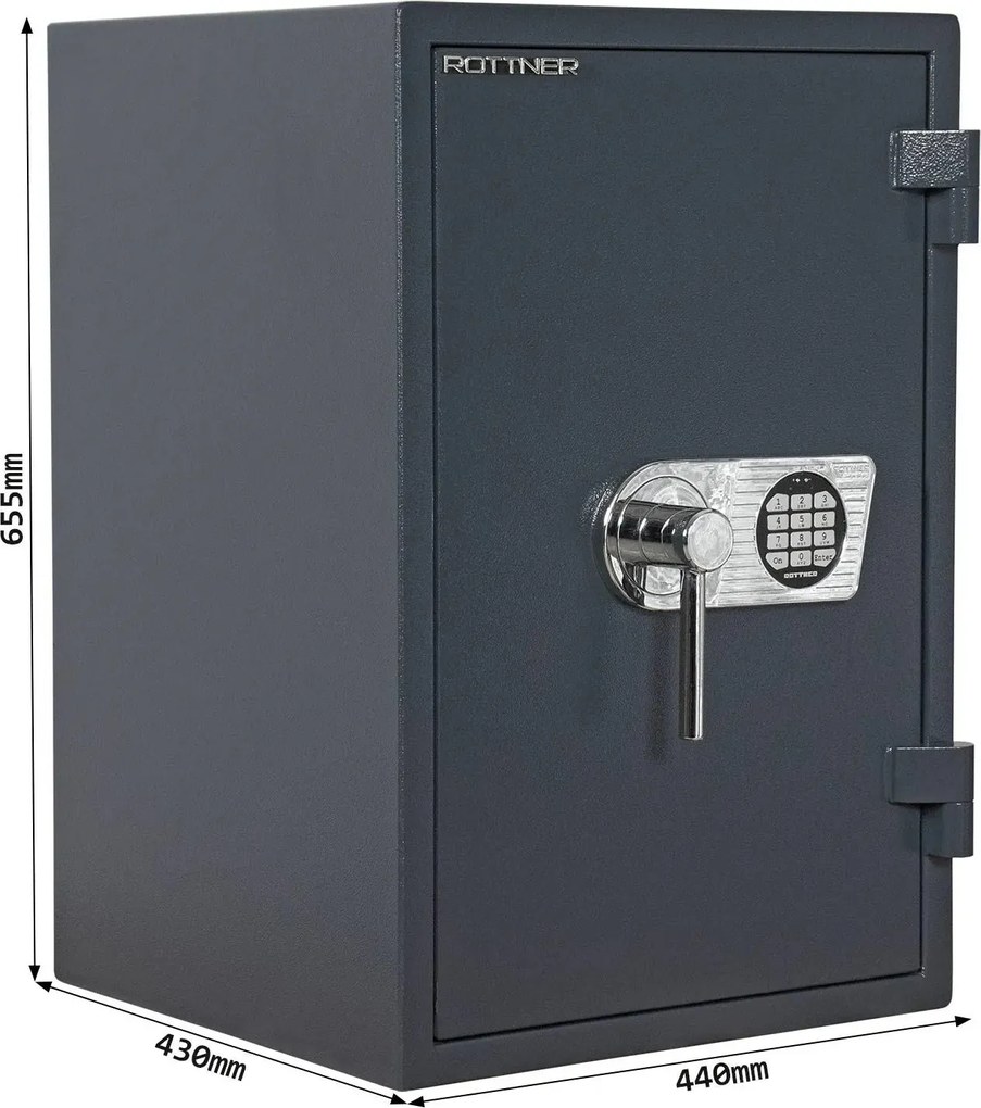 Sejf meblowy ognioodporny ATLAS 65 EL, 655 x 440 x 430 mm, elektroniczny