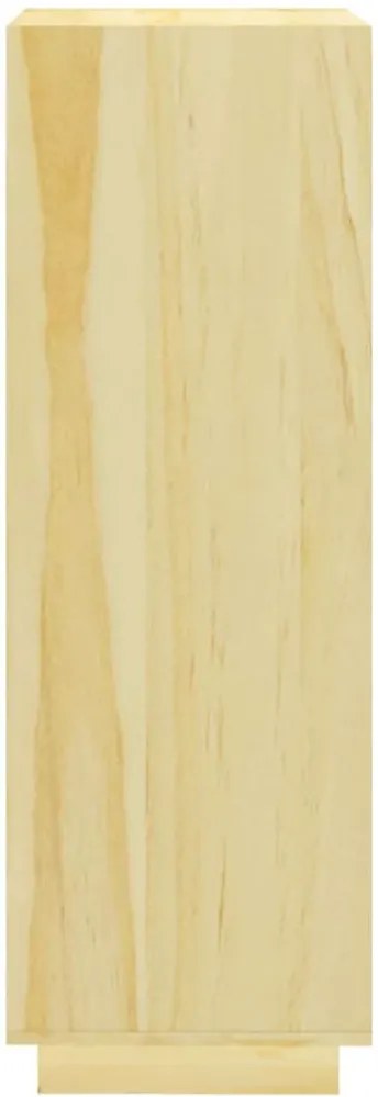 Naturalny sosnowy regał z 3 półkami F3-C92