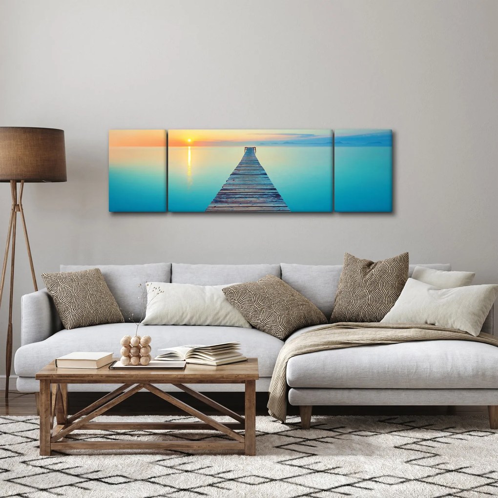 Obraz - Molo do nieskończoności (170x50 cm)