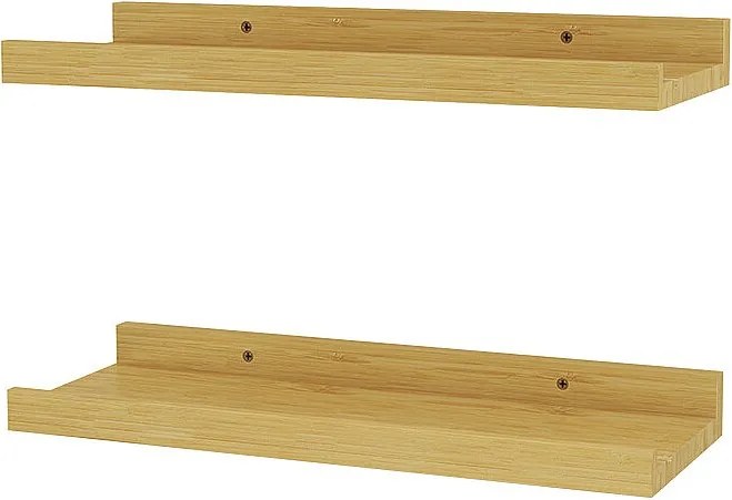 Półka ścienna naturalne drewno 40x15x4 linus