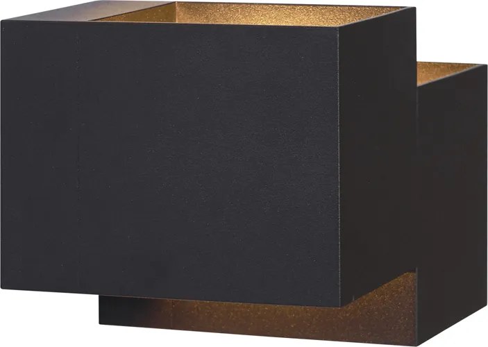 Nowoczesna lampa ścienna czarna 2-punktowa - Transfer Double