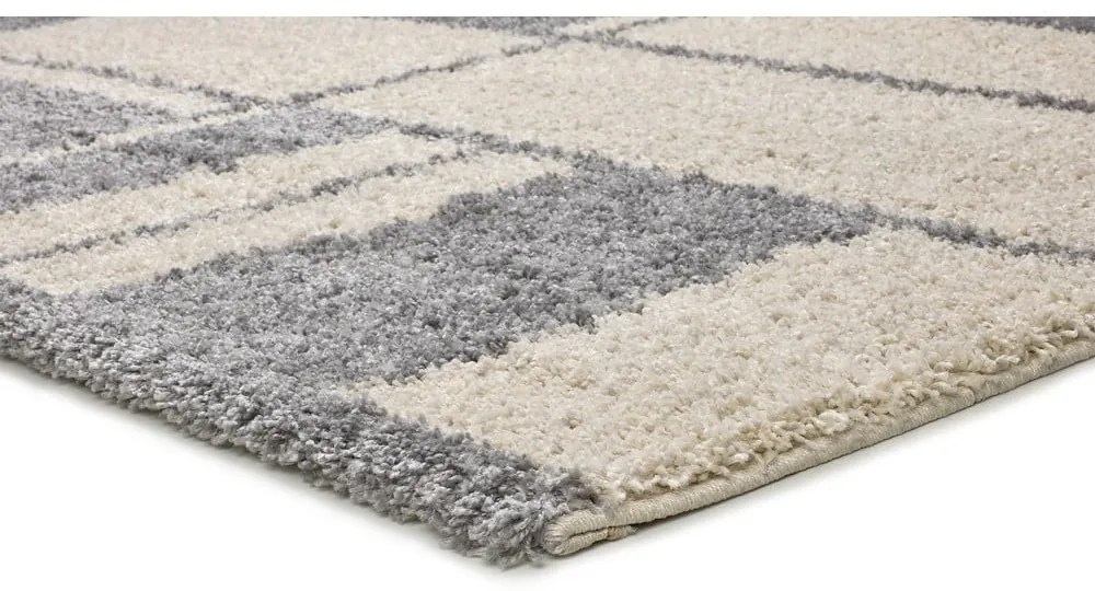 Szaro-kremowy dywan 160x230 cm Helia – Universal