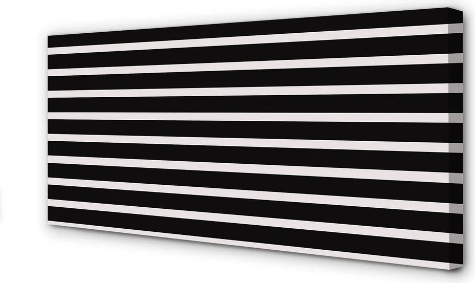 Zdjęcie na płótnie Klasyczne Czarne Pasy