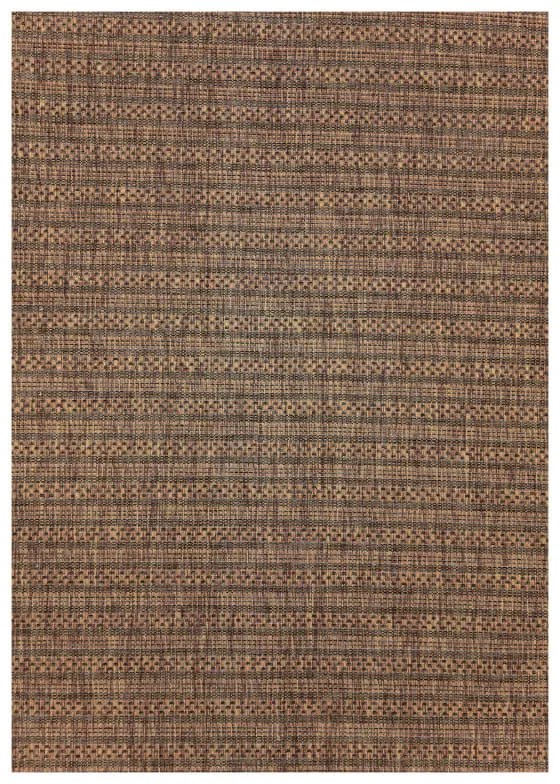 Dywan zewnętrzny Zagora Paseczki ceglany 140 cm x 200 cm