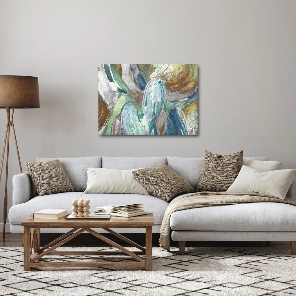 Obraz - Abstrakcyjny obraz postaci (70x50 cm)
