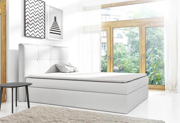 Łóżko kontynentalne Mifbox 160x200 - 44 kolory