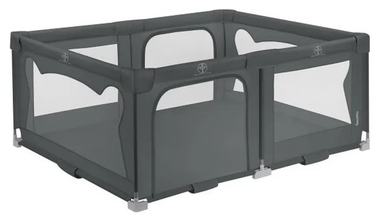 Lionelo - Kojec do zabawy FLORENCE Szary grafitowy