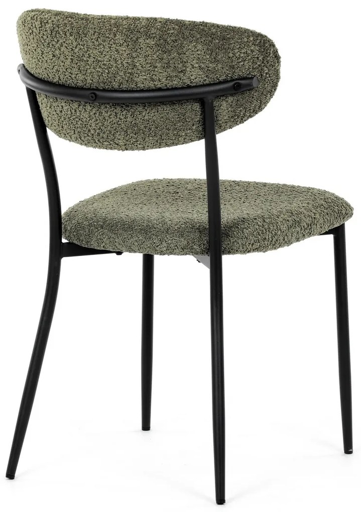 Zestaw krzeseł do jadalni CT-W1021 GRN2, 4 szt.