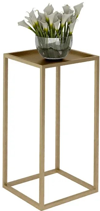 Nowoczesny złoty stojak na kwiaty Z7-Z54