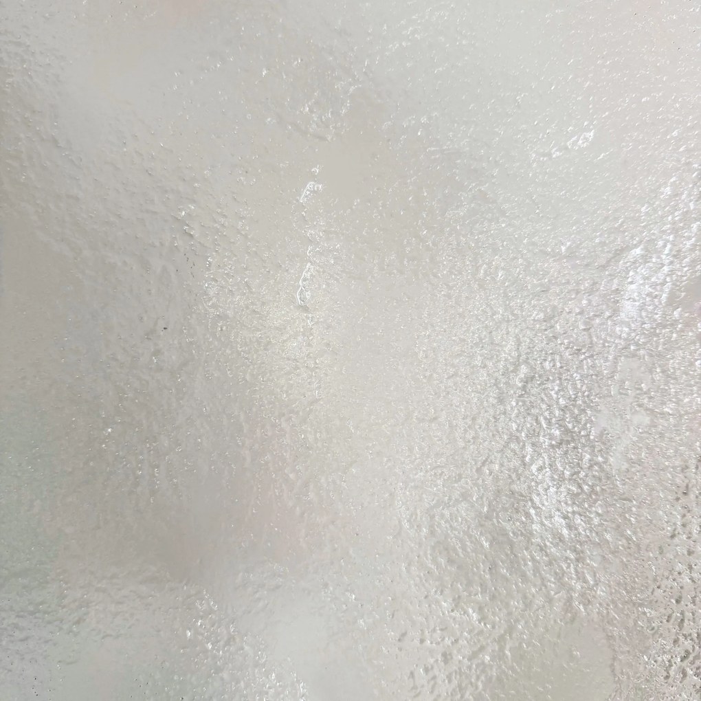 Ścianka prysznicowa WALK IN FIX artystyczna transparentna 8 mm ARTE Frozen Round Clear MASSI | Różne rozmiary : Kolor profili kabiny - złoty szczotkowany, Szerokość ścianki - 110 cm , Typ montażu - WALK in FIX (Do ściany)