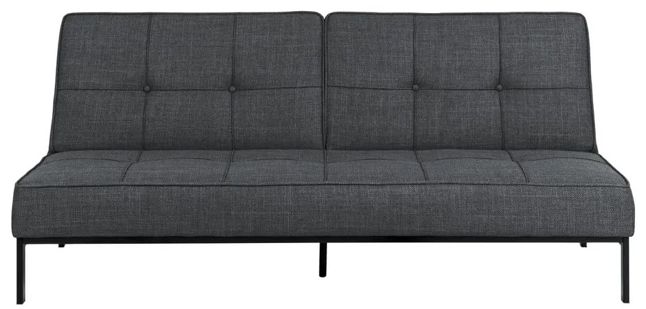 Ciemnoszara rozkładana sofa 198 cm Perugia – Actona