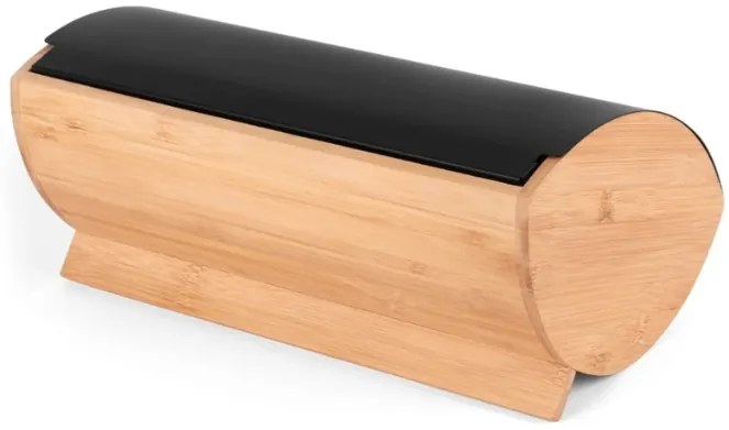 Pojemnik na chleb czarny bambusowy CRUSTY