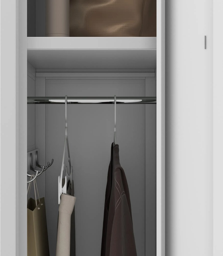 Szafka pracownicza metalowa szara: KACPER II 1 Plus