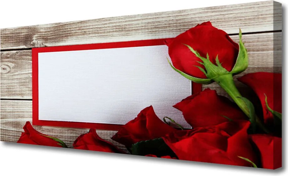 Obraz canvas na ścianę Bukiet Klasycznych Róż