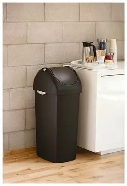 Kosz na śmieci Simplehuman, 60 l, czarny, 60 l