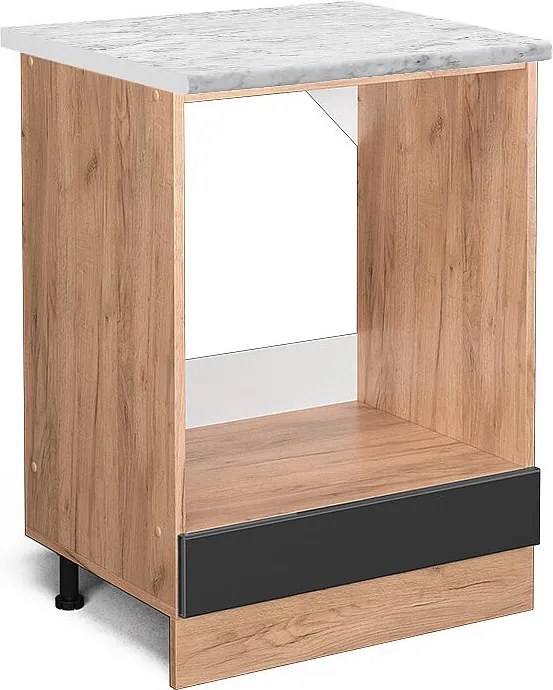 Szafka kuchenna antracyt wysoki połysk 60x60x81.6 r-line