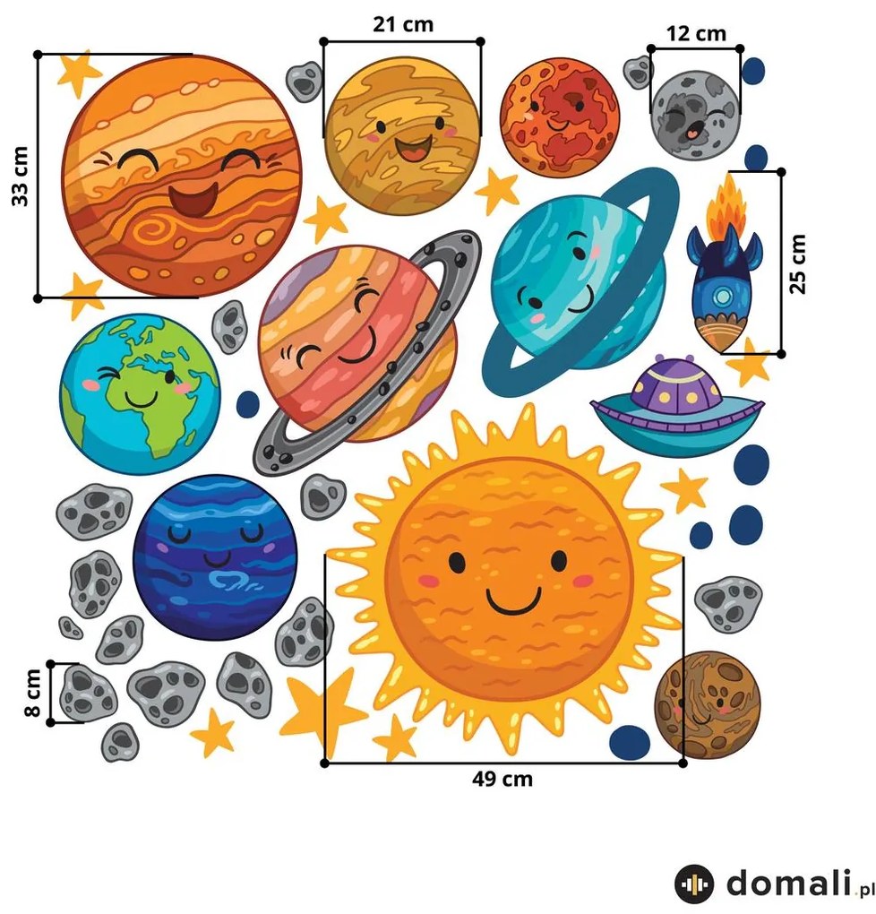 Naklejki na ścianę - Kosmos III.
