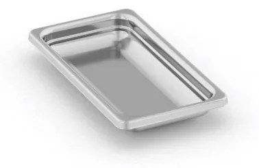 Pojemnik gastronomiczny ze stali nierdzewnej GN 1/3, 325 x 176 x 20 mm