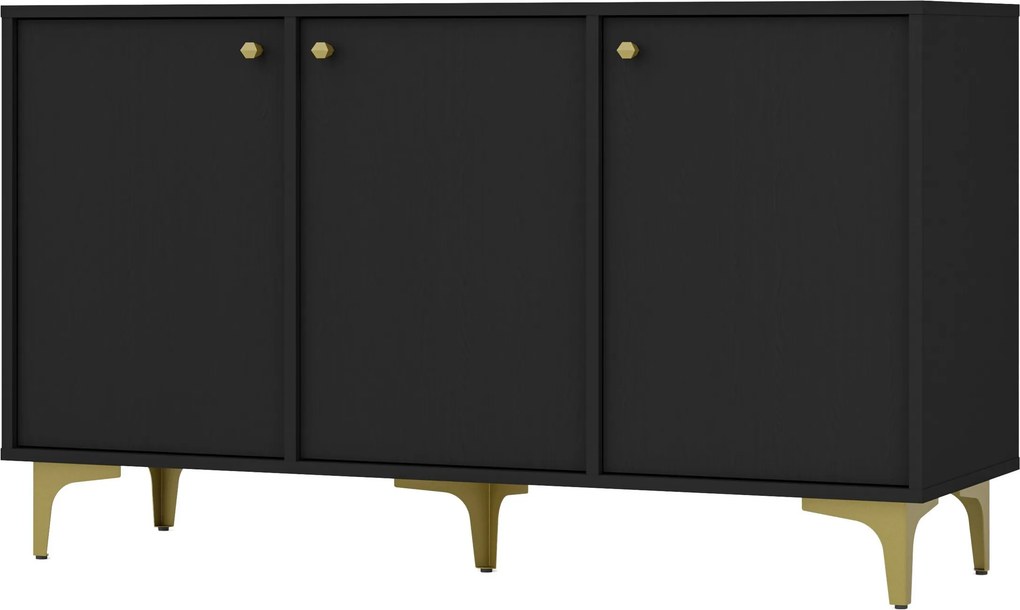 Komoda TORINO 125 cm do Salonu Sypialni Grafit