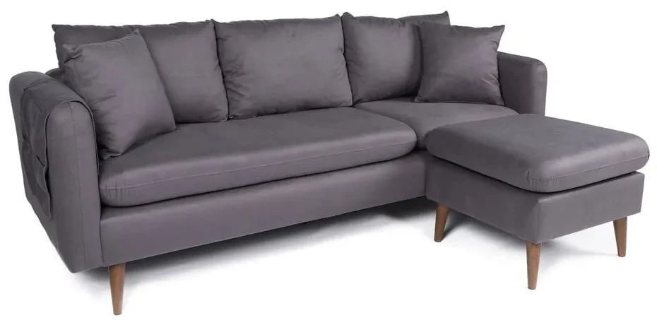 Szara sofa 215 cm Sofia – Balcab Home