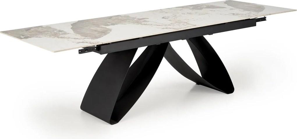 Rozkładany stół z blatem ze spieku Hilario Halmar