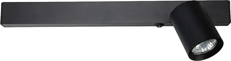 Nowoczesny czarny kinkiet led - K578- R6-H97
