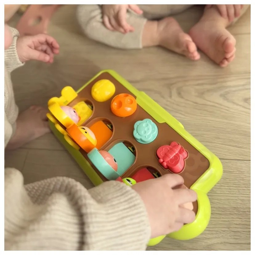 Woopie baby zabawka edukacyjna wyskakujące zwierzątka szczęśliwa farma pop-up
