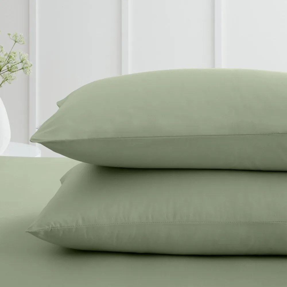 Poszewki na poduszki z perkalu bawełnianego zestaw 2 szt. 50x75 cm Cotton Percale – Bianca