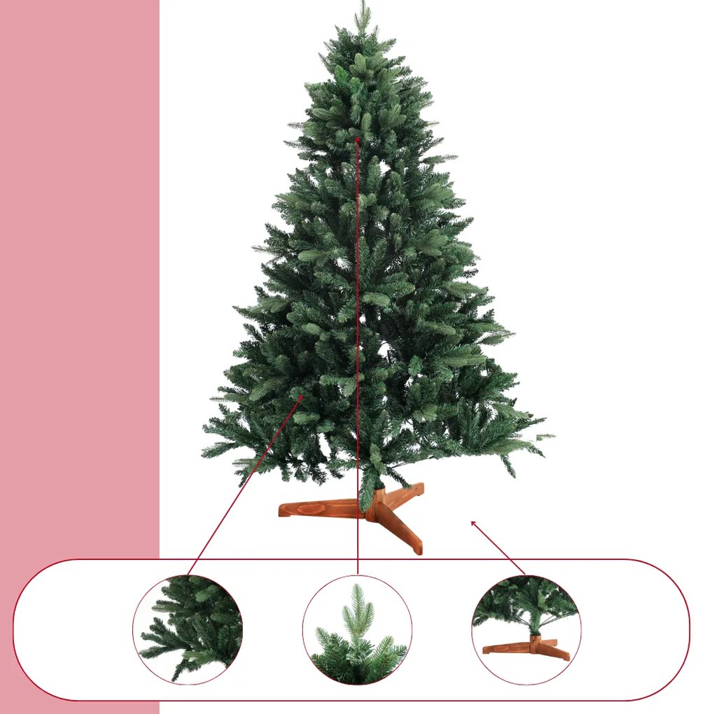 Sztuczna choinka FROST, 180 cm, zielona Casaria