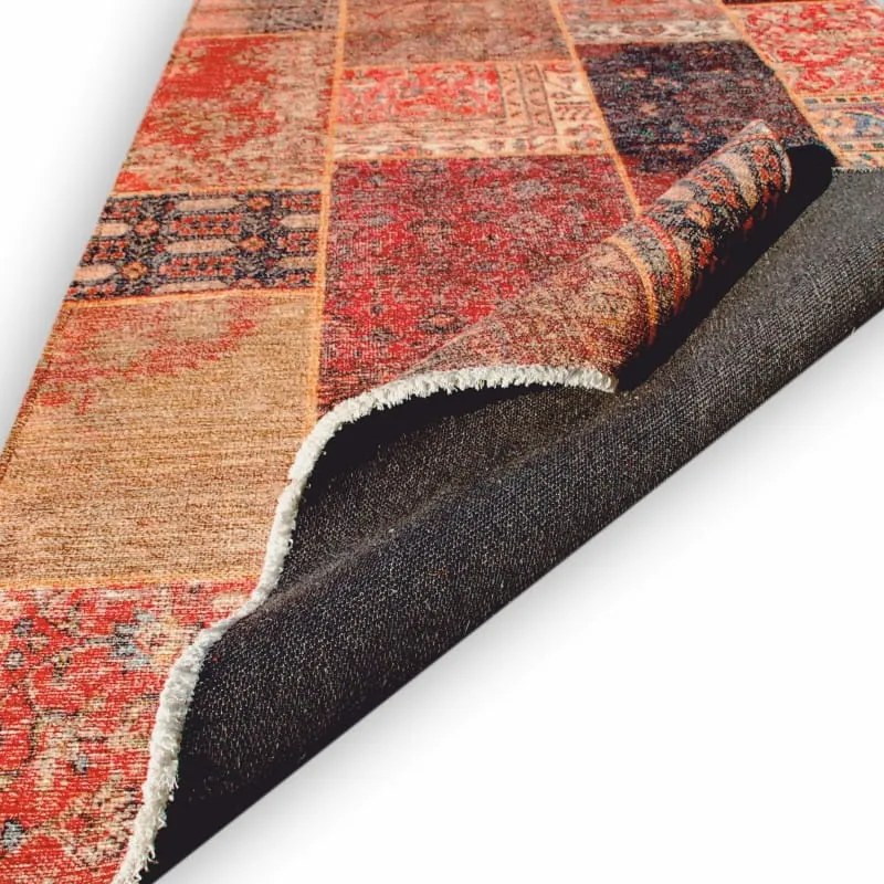 Dywan bawełniany Pescara patchwork wielokolorowy 160 cm x 230