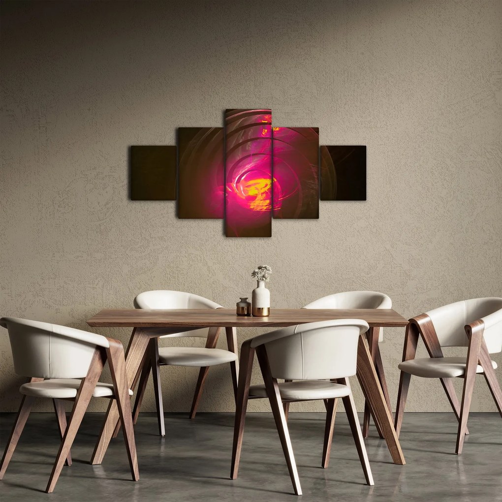 Obraz - abstrakcja spiralna (125x70 cm)