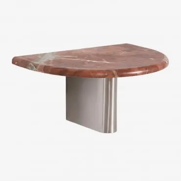 Szafka Nocna Wisząca 40x30 Cm Mayeli Czerwony Marmur Chigan - Sklum