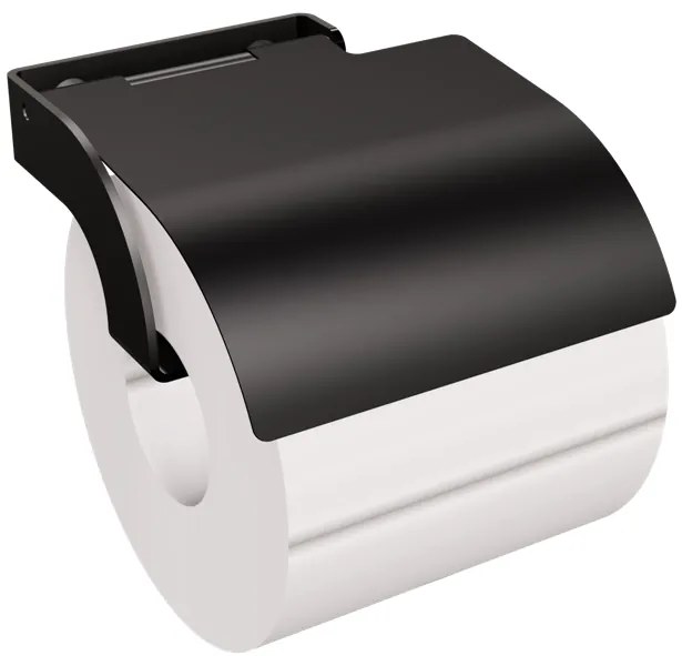Uchwyt na papier toaletowy czarny Massi