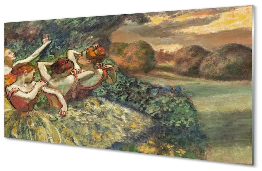 Obraz na szkle Cztery tancerki - Edgar Degas