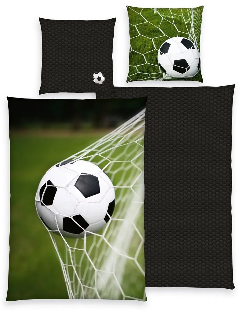 Herding Pościel bawełniana Football, 135 x 200 cm, 80 x 80 cm