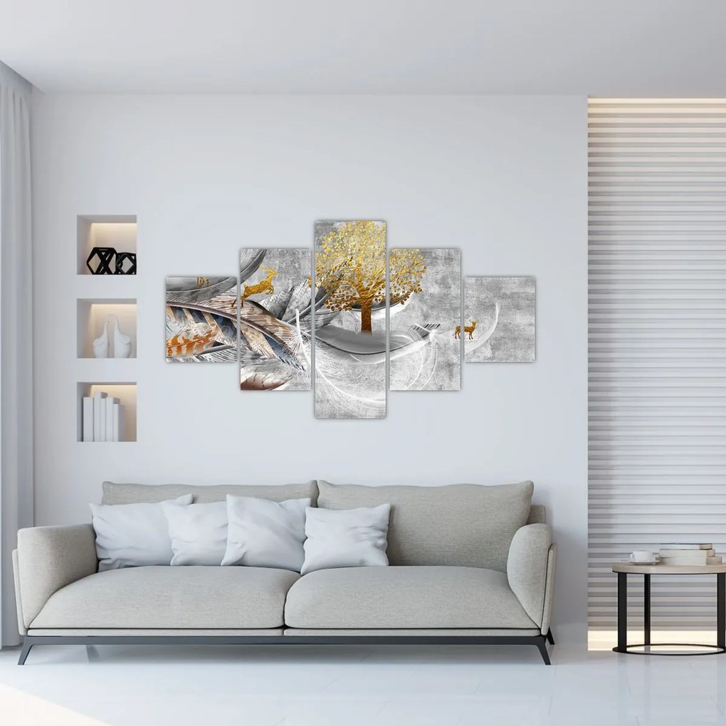 Obraz - Kolaż (125x70 cm)