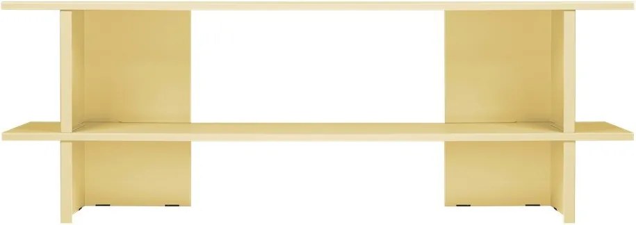 Żółty metalowy regał 160x57x37 cm Hes – noo.ma