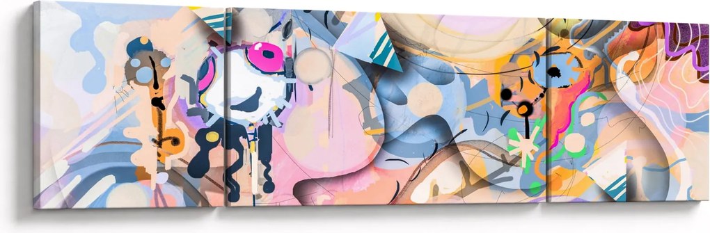 Obraz - Abstrakcja bajki (170x50 cm)