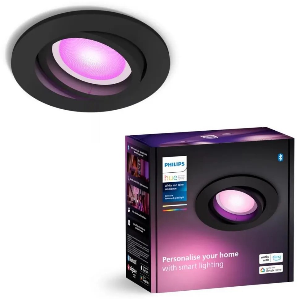 Philips - LED RGBW Ściemnialna oprawa wpuszczana Hue CENTURA 1xGU10/4,2W/230V