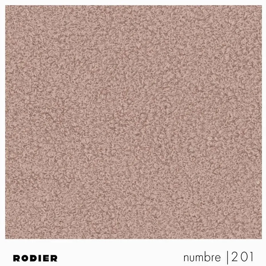 Różowa sofa z materiału bouclé 212 cm Monce – Rodier