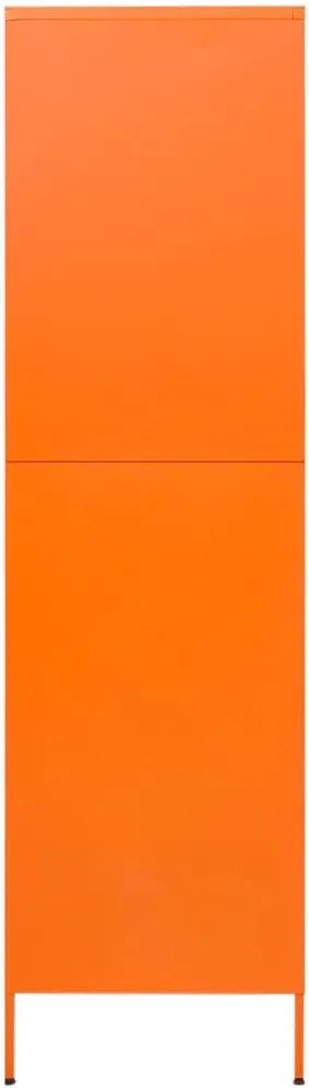Pomarańczowa stalowa szafa wielofunkcyjna do garażu G6-W34