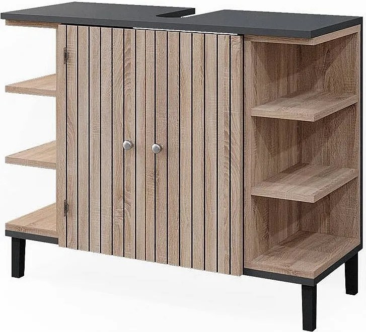 Szafka pod umywalkę sonoma 79.6x32x64 aquis