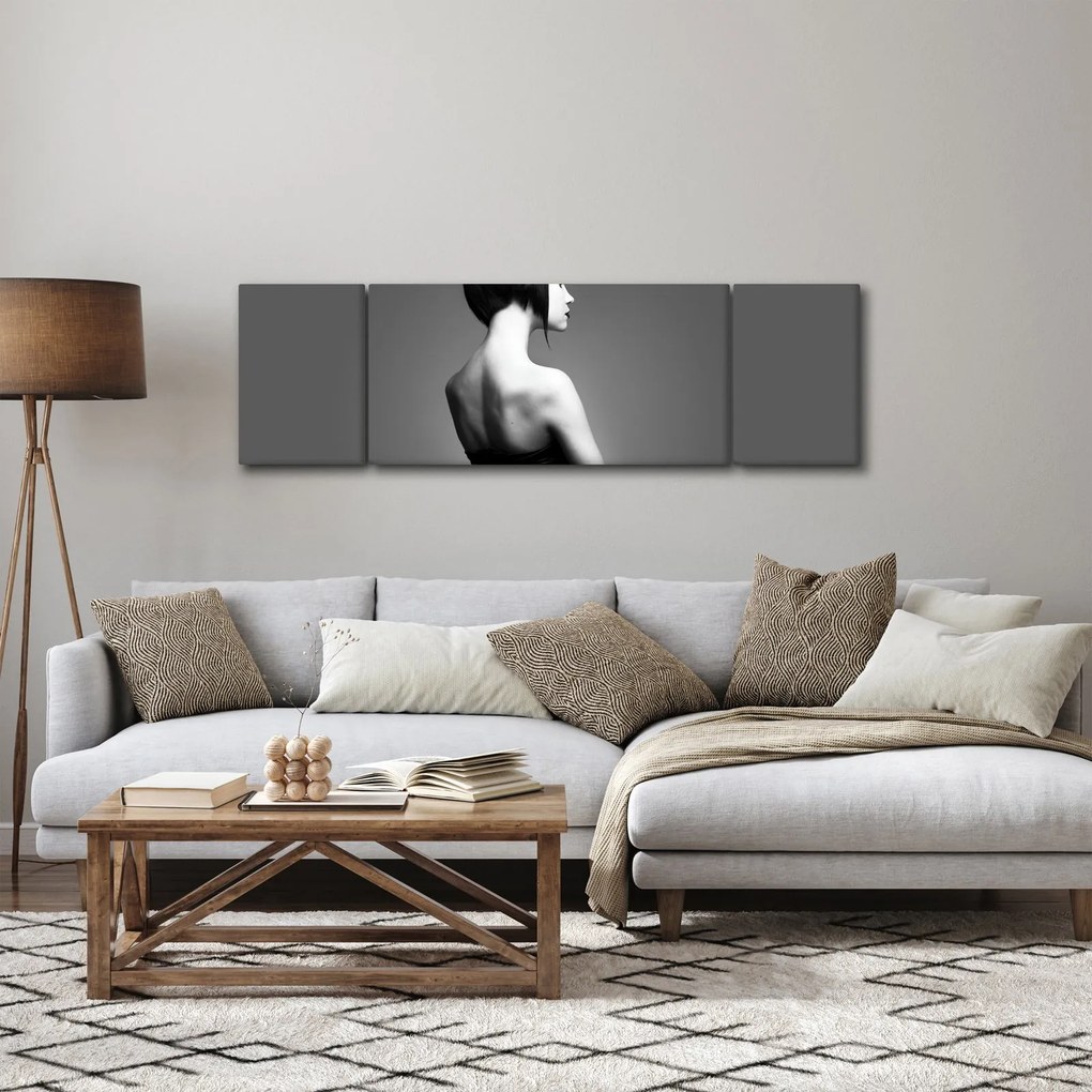 Obraz eleganckiej kobiety (170x50 cm)