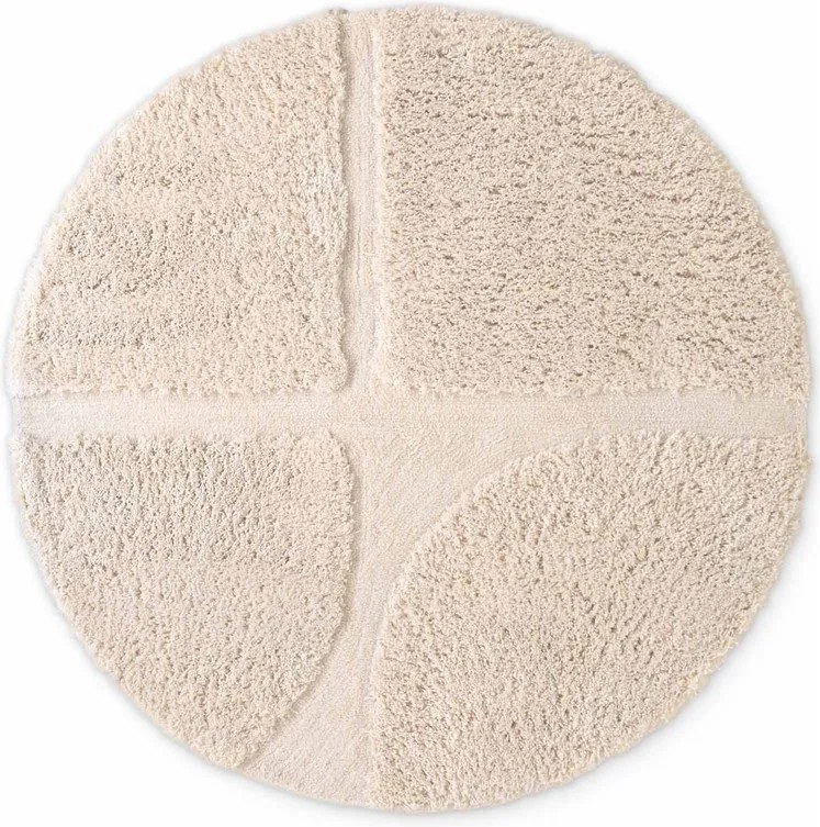 Kremowy okrągły dywan tkany ręcznie ø 160 cm Lambeth Jasper – Ted Baker