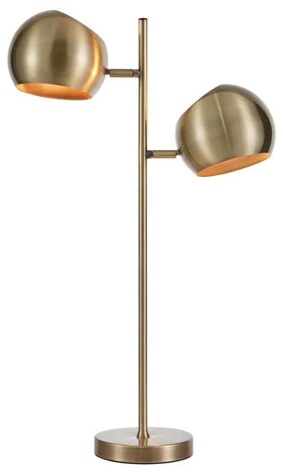 Markslöjd 108692 - Lampa stołowa EDGAR 2xE14/40W/230V złota