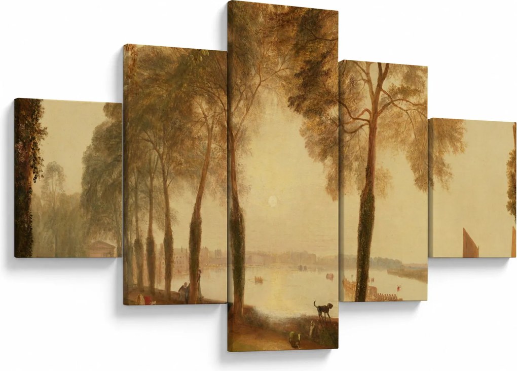 Obraz - Joseph Mallord William Turner, Mortlake Terrace, reprodukcje (125x70 cm)
