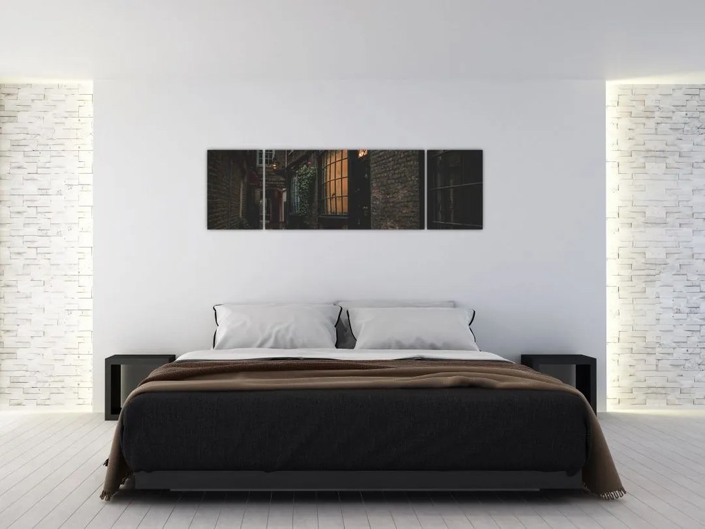Obraz - Ulica w Londynie (170x50 cm)